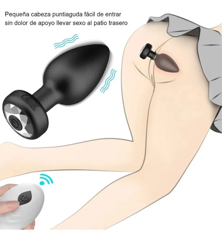 Plug Vibrador a Control 2