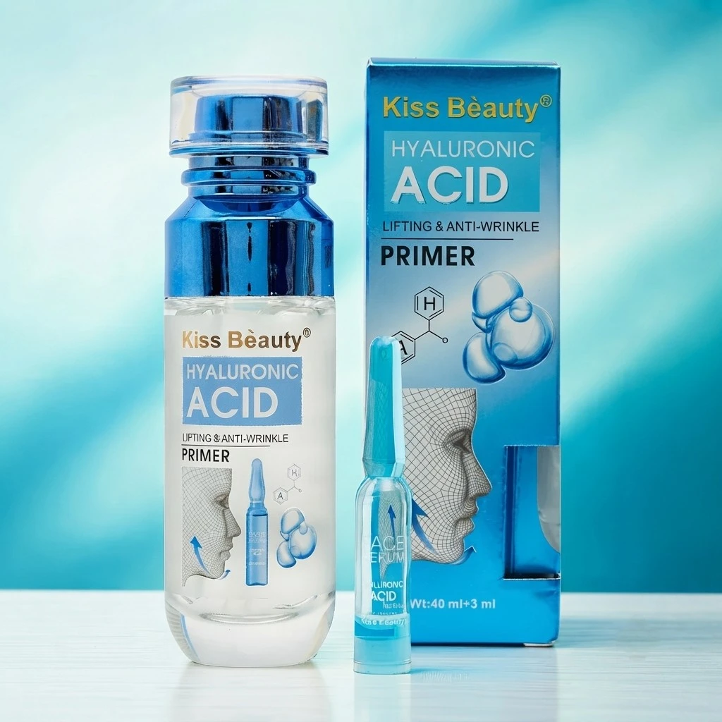 Primer 40ml + 3ml Ácido Hialurónico Kiss Beauty