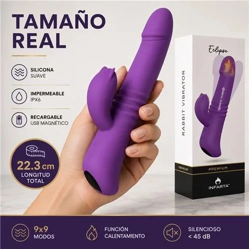 Vibrator Eclipse con calor 5