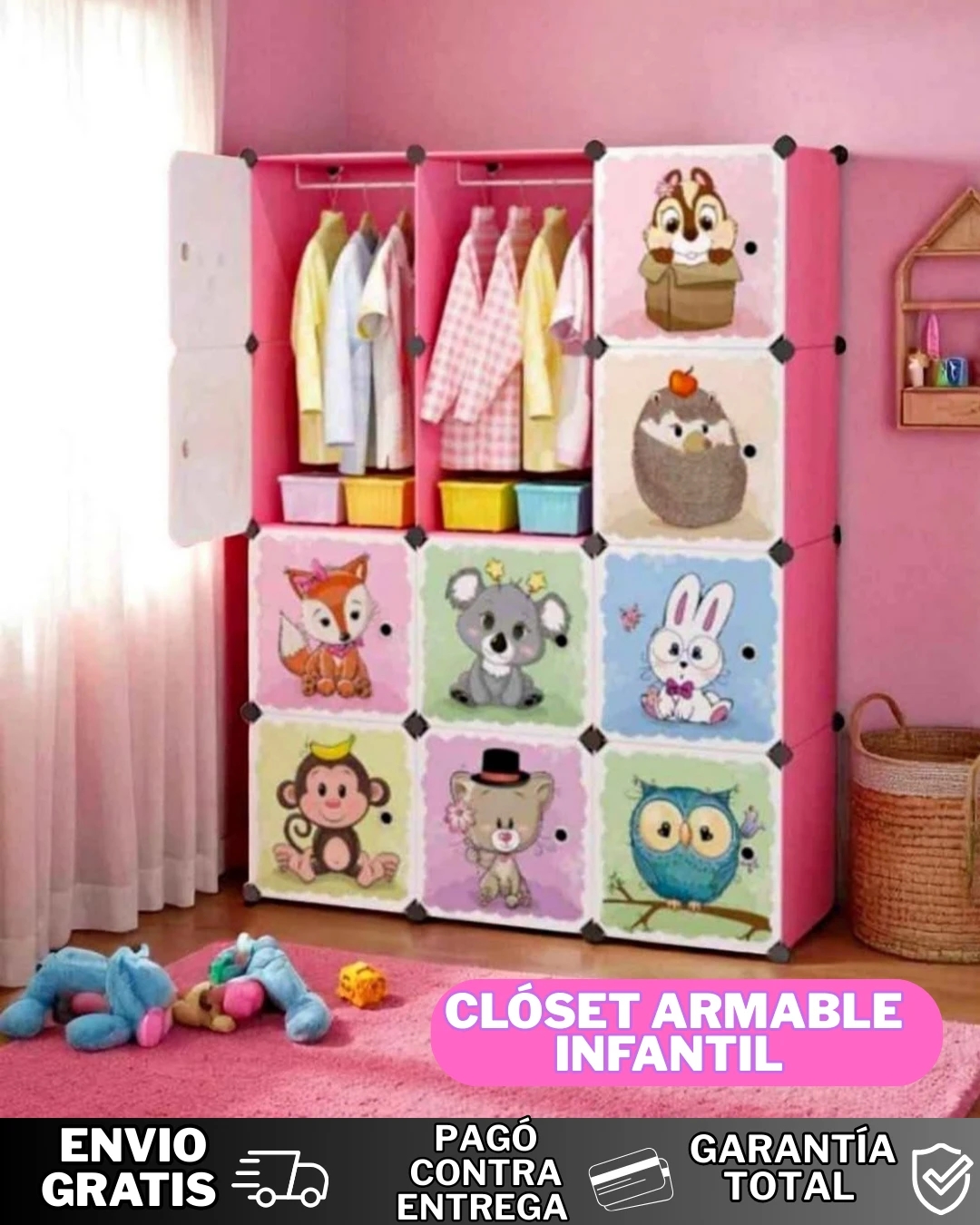 CLÓSET ARMABLE INFANTIL GRANDES 