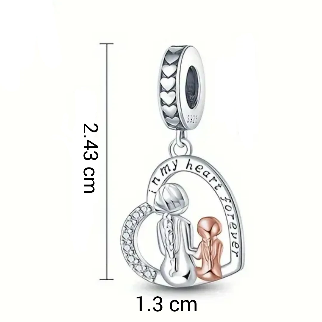COLGANTE DE CORAZON PLATA 3