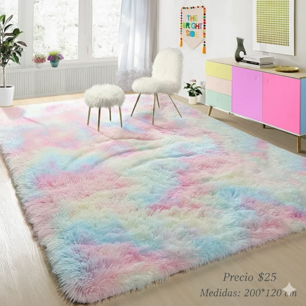 Alfombra multicolor 