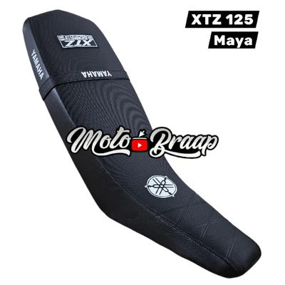 TP XTZ 125 Forro Tapizado Maya negro DW