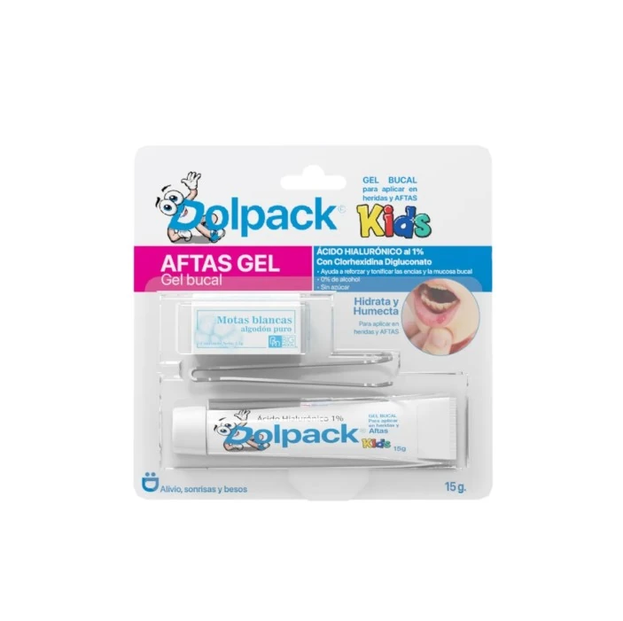 GEL BUCAL DOLPACK KIDS ACIDO HIALURONICO AFTAS