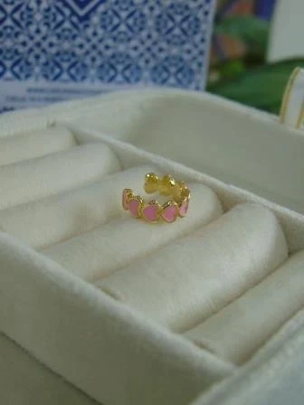SIMULADOR DOR MINI CORAZON ESMAL ROSADO 2