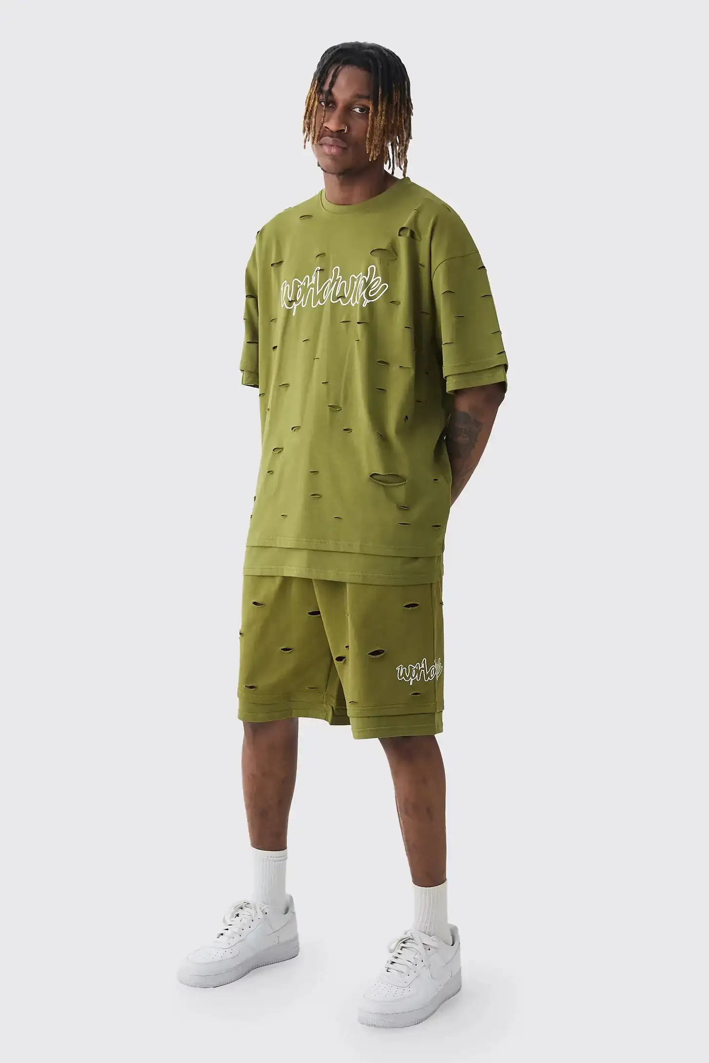 Oversize T-shirt & short set