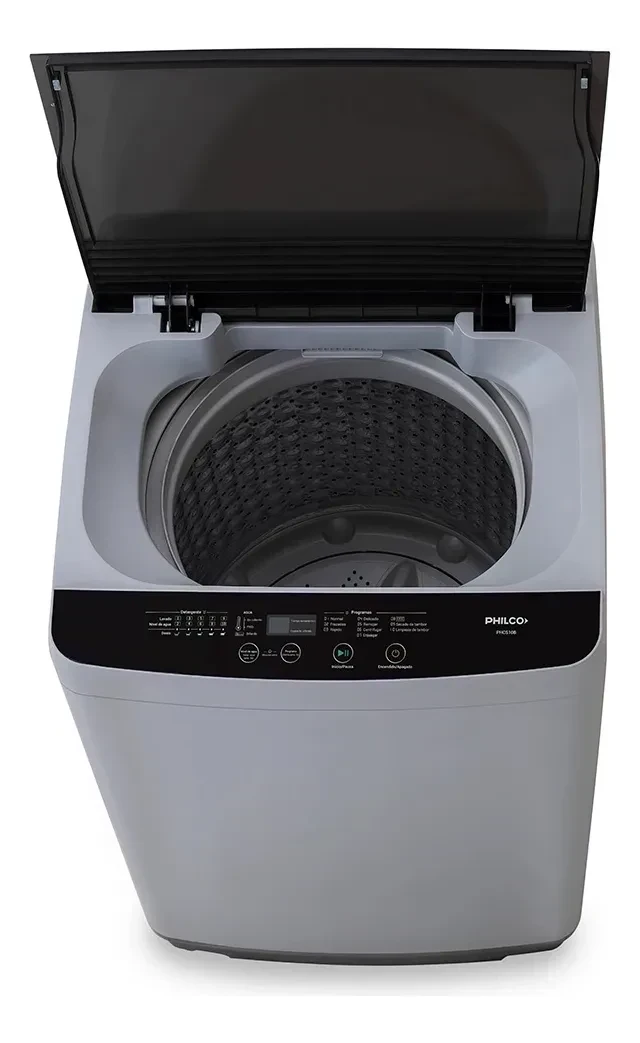Lavarropas Automático Carga Superior Philco 5.5 Kg 750 Rpm Gris 3