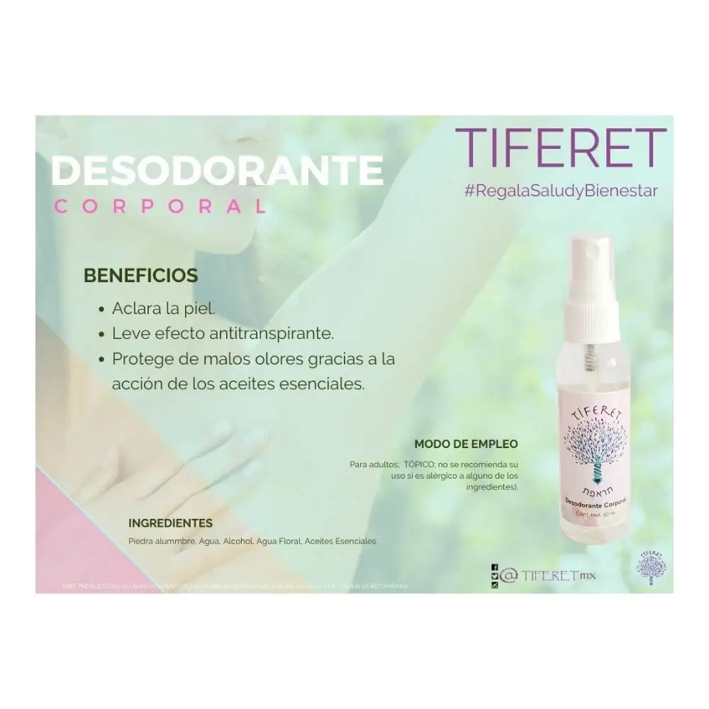 Desodorante de Alumbre natural
