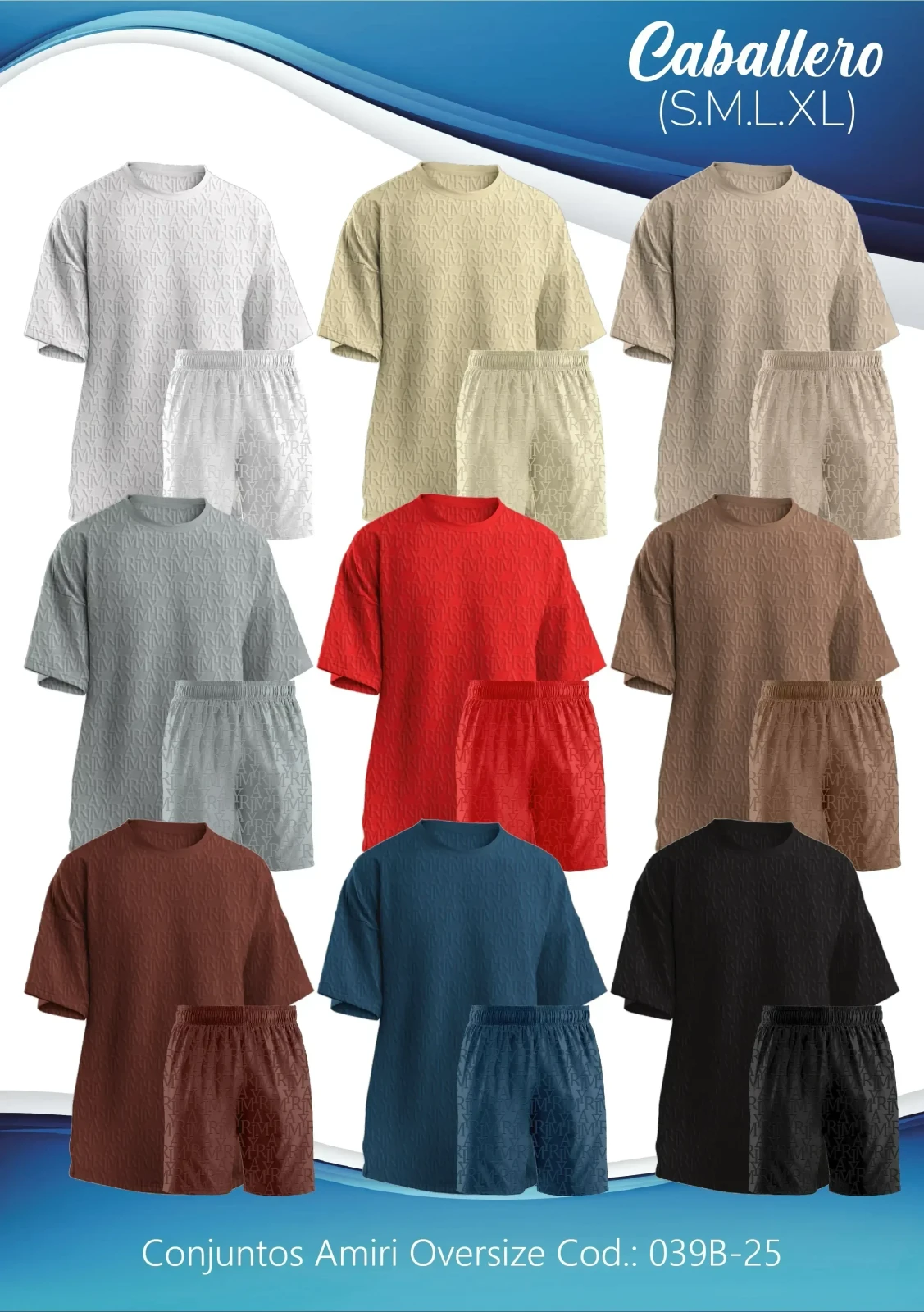 CONJUNTOS OVERSIZE AMIRI (039B-25)
