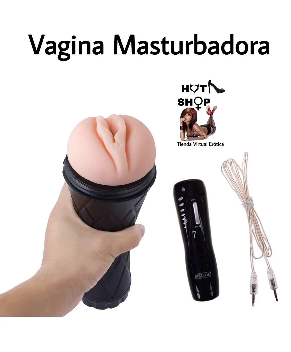Vagina Masturbadora Linterna Control 3