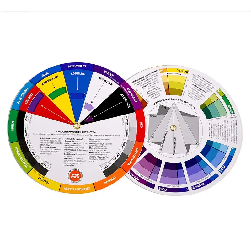 RUEDA DE MEZCLA DE COLORES