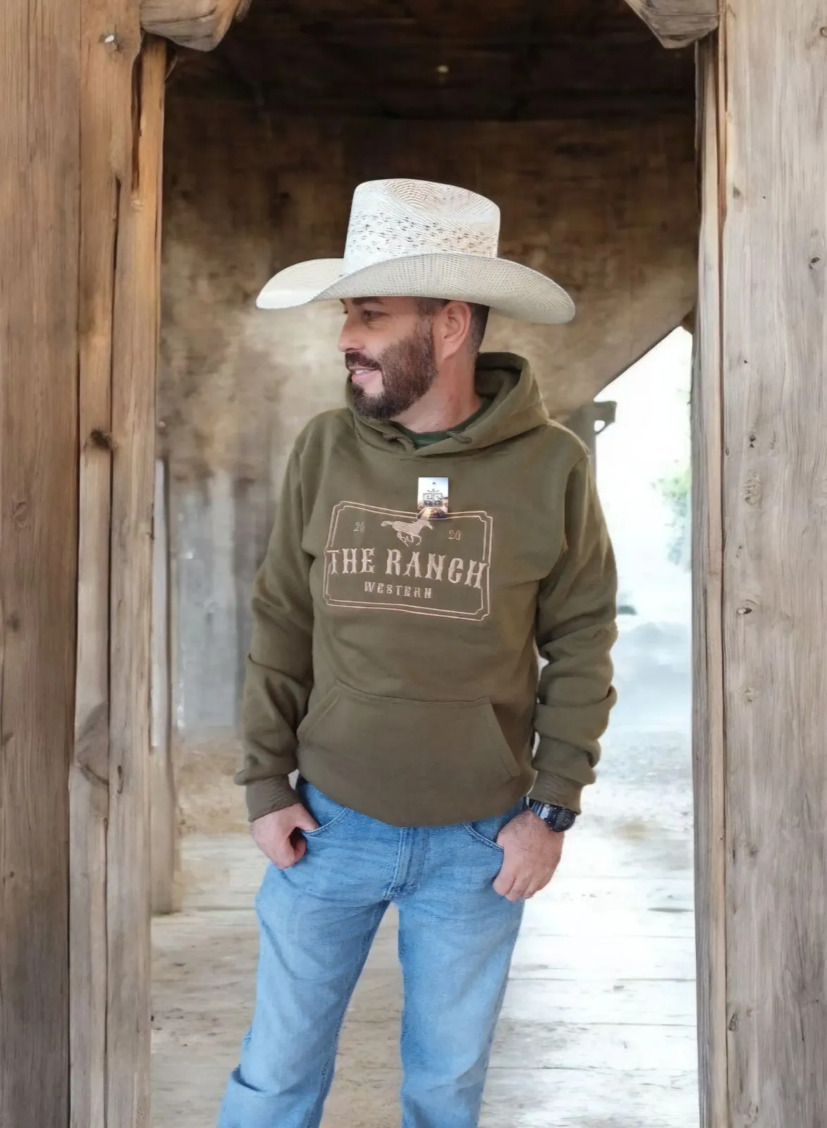 SUDADERA VAQUERA BORDADA UNISEX 2