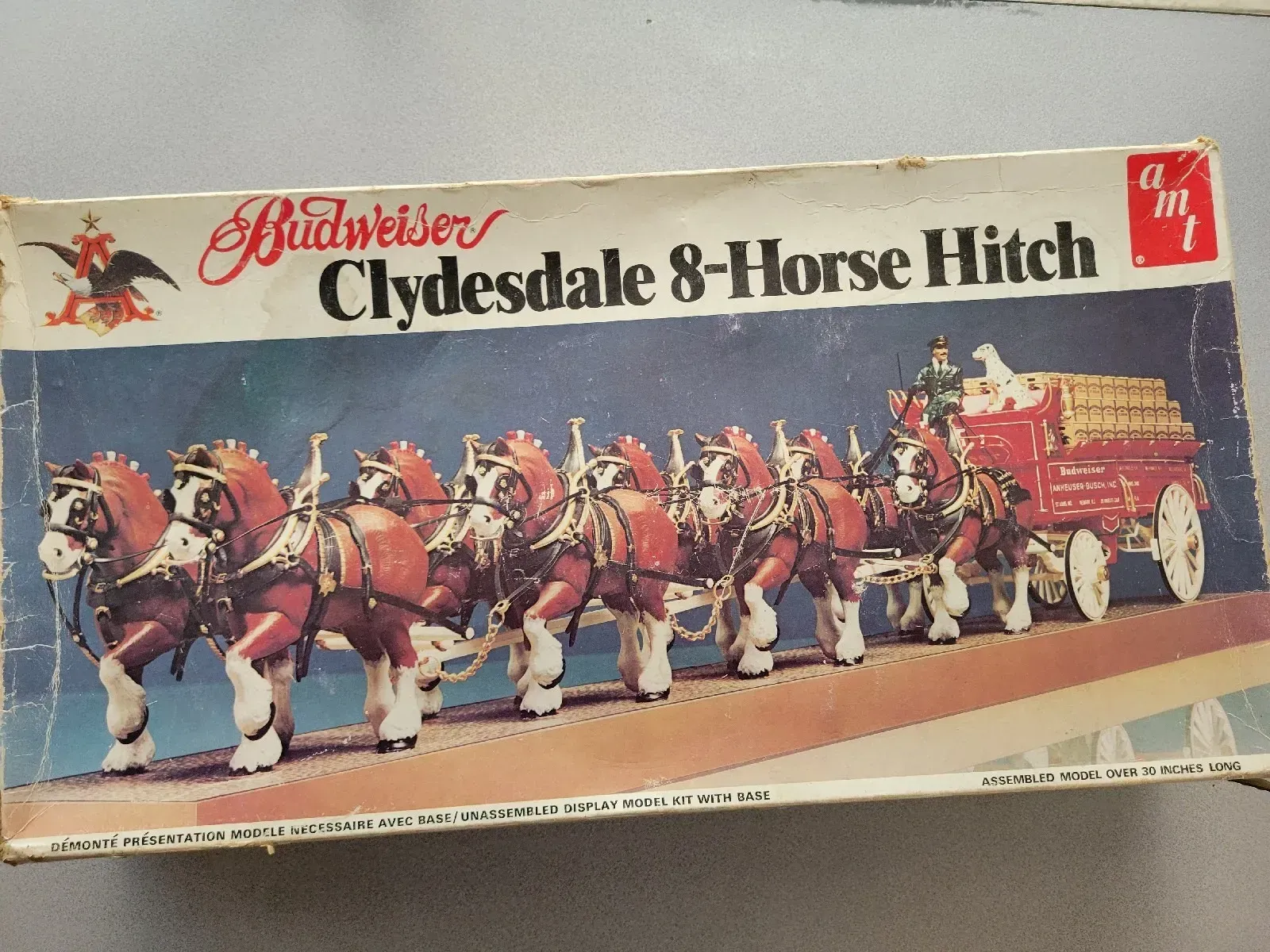 1/20 AMT Budweiser Clydesdale 8-Horse Hitch