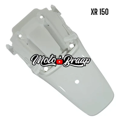 PL XR 150 L Guardabarro trasero superior blanco IMGUT63 OKL