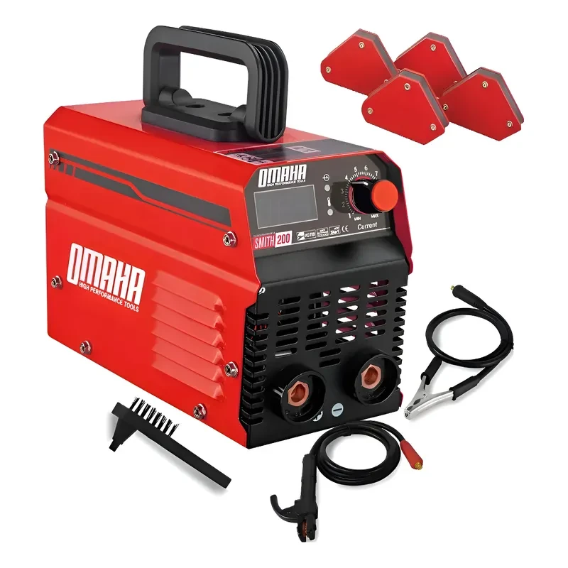 Soldadora Inverter 200 Amp Maquina Soldar Electrica 220v Rojo 3