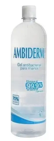 Gel antibacterial para manos ambiderm 1 L