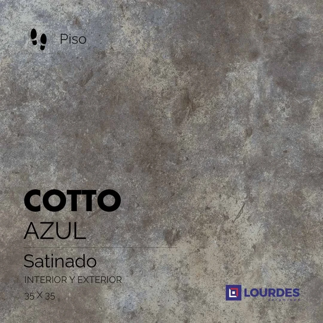 cotto azul $8900 mt2