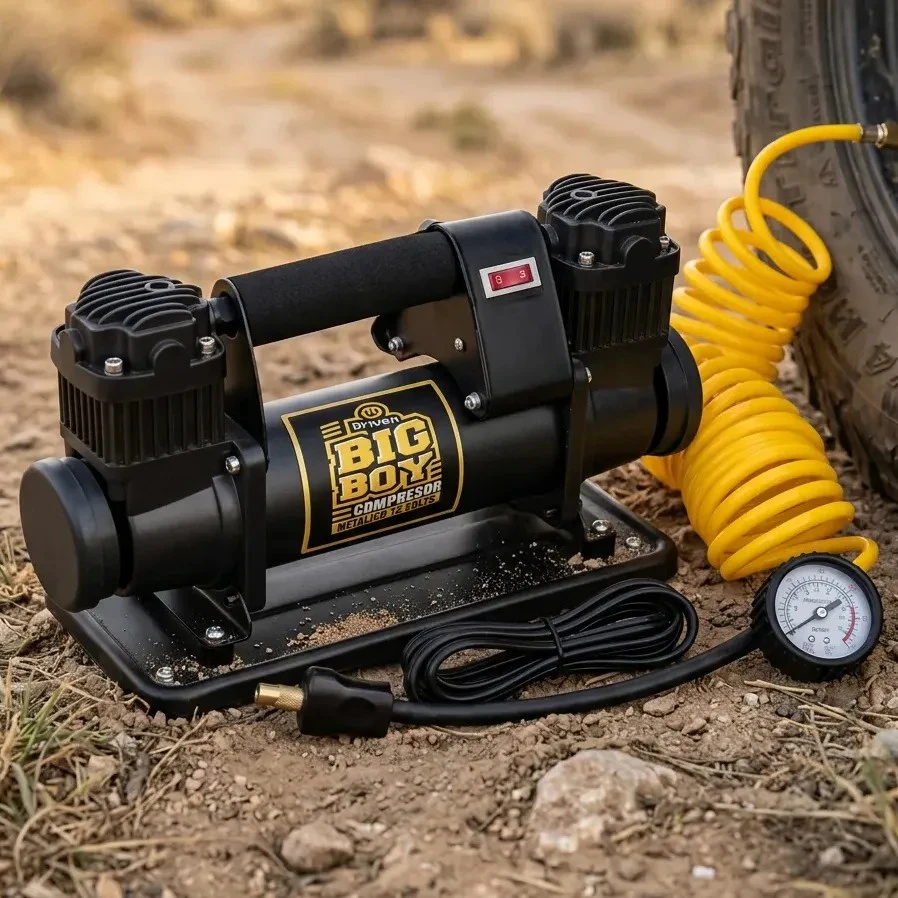 Compresor De Aire Doble Cabezal 180l/min 12v Big Boy Driven