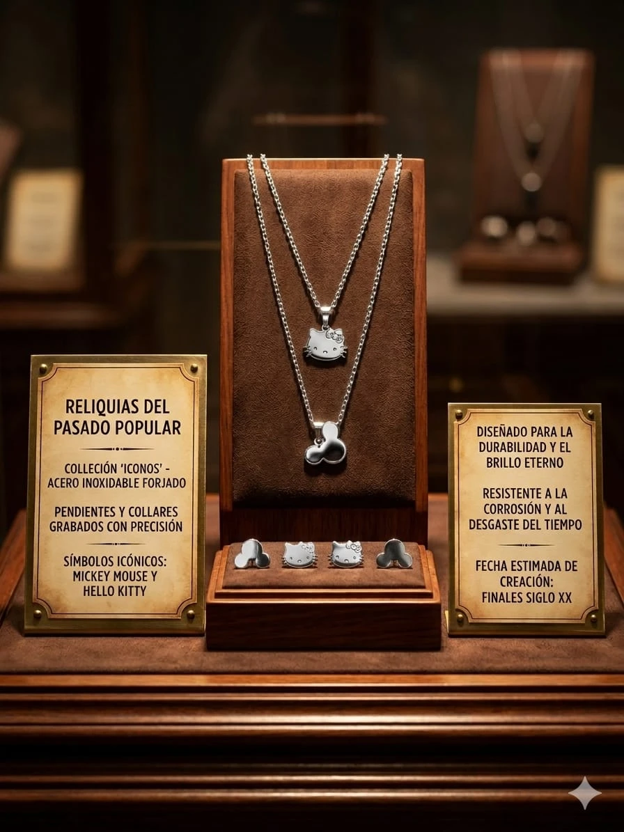 JUEGO DE DIJE CON ARETES 4