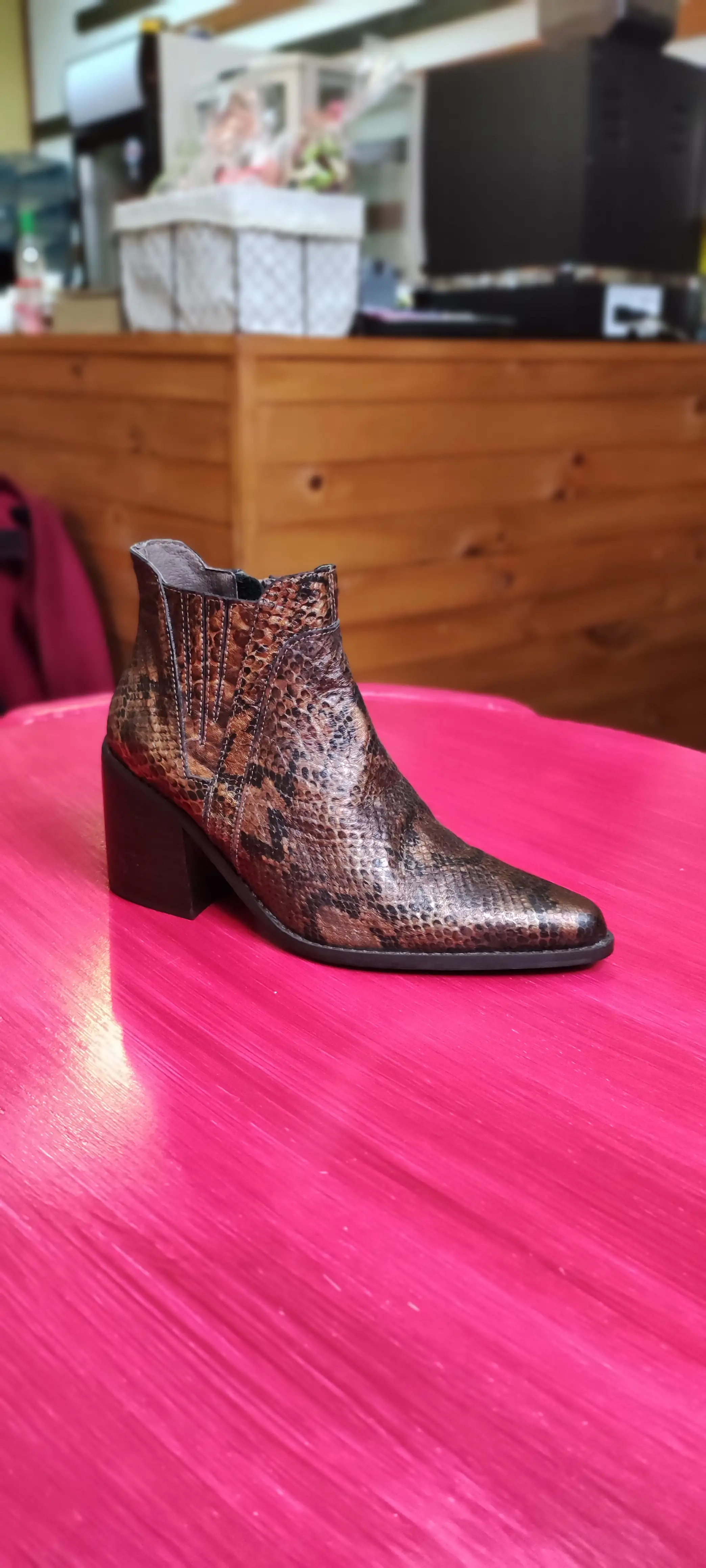 Botin oxidado taco