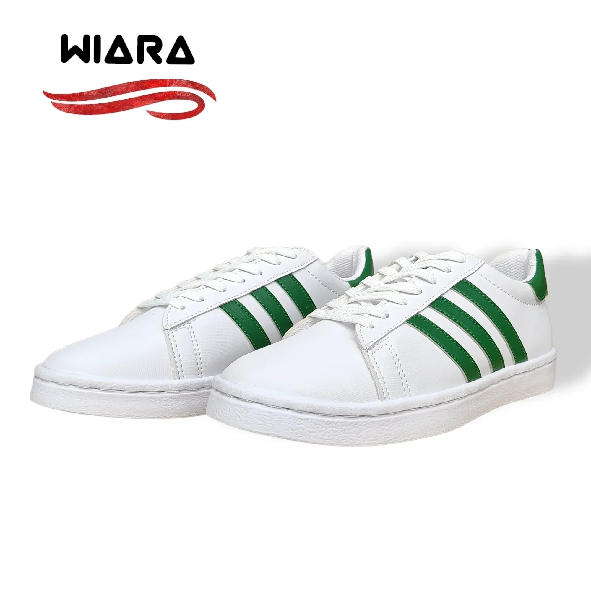 Adidas Unisex Blanco con Verde 4