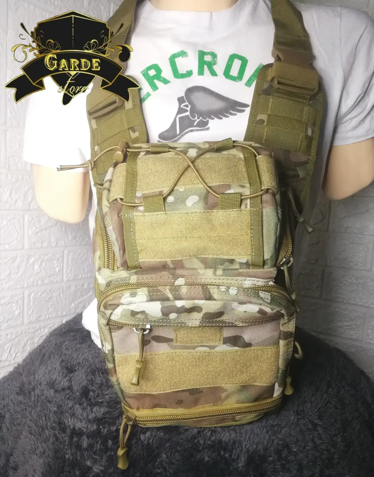 Morral cruzado táctico 20Lt