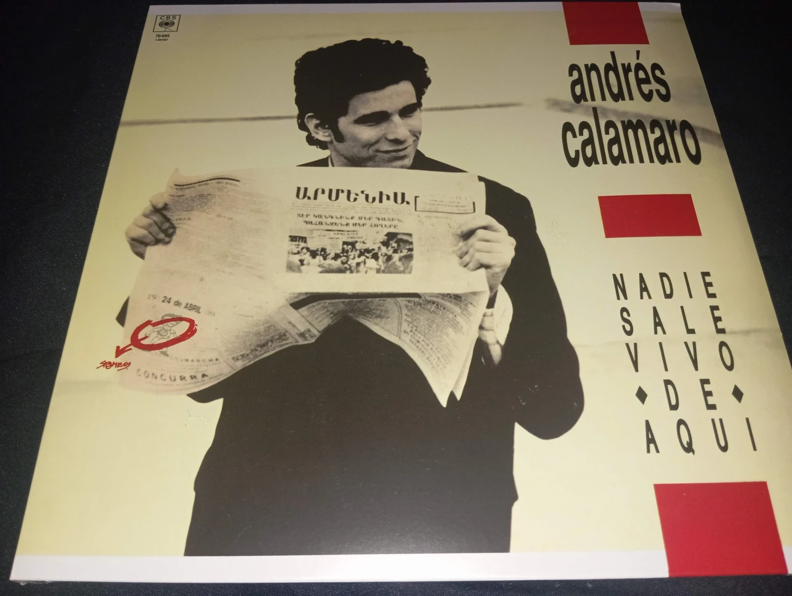 Andres Calamaro - Nadie Sale Vivo De Aqui (VINILO)(ARGENTINA)