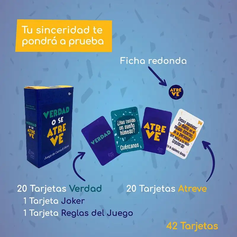 Juego de Cartas Eróticas Verdad o Se Atreve de Erotic Games 4