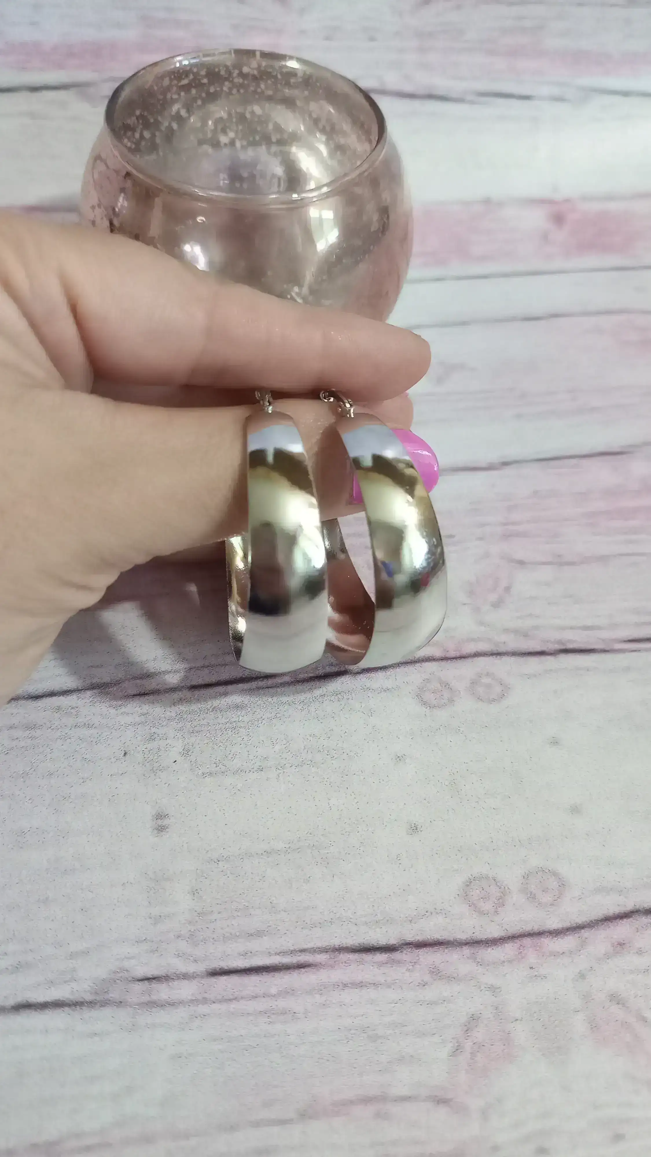 😍Argollas cubanas de 40 mm🙌 2