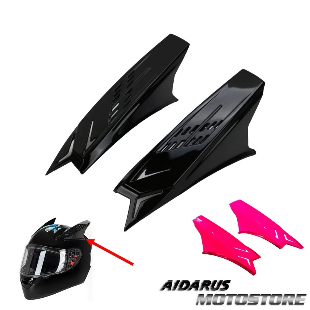 ALERONES DECORATIVOS AERODINÁMICOS PARA CASCO