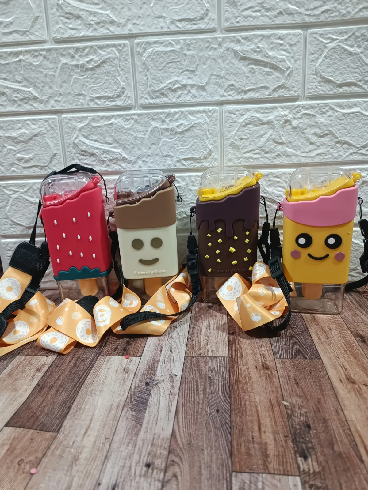 Botellitas kawaii de heladitos