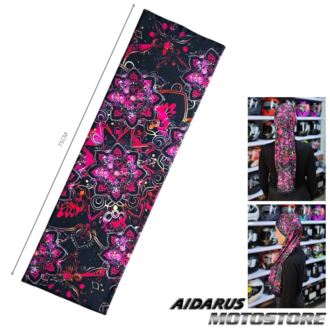 BANDANA PARA DAMA MANDALA 75CM