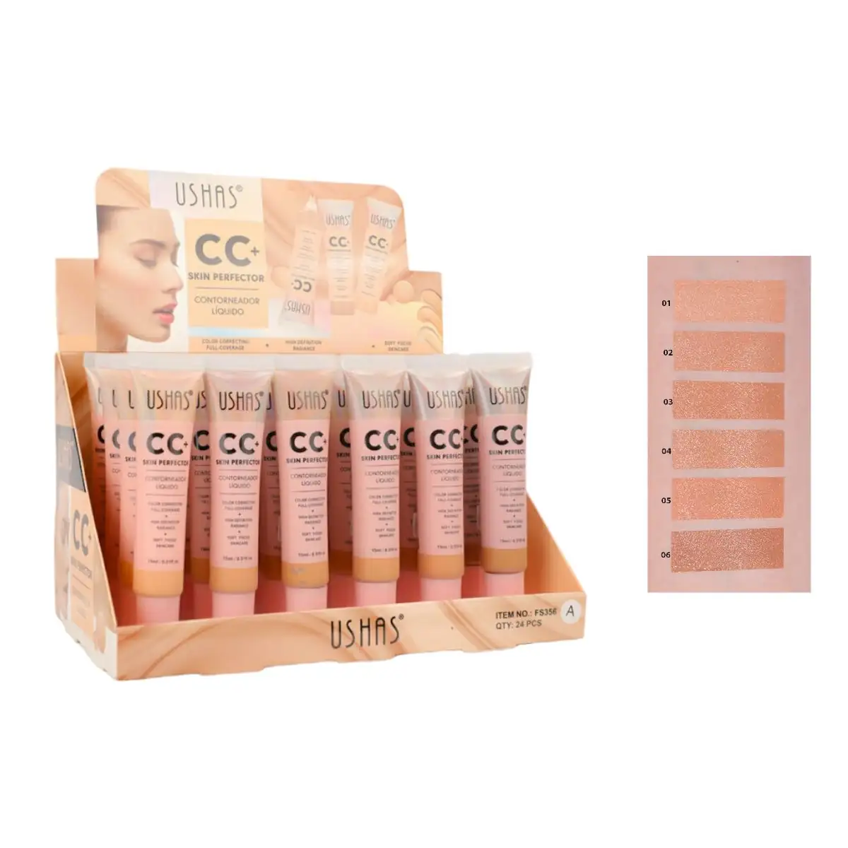 Set 6 Concealer CC Ushas. Serie A