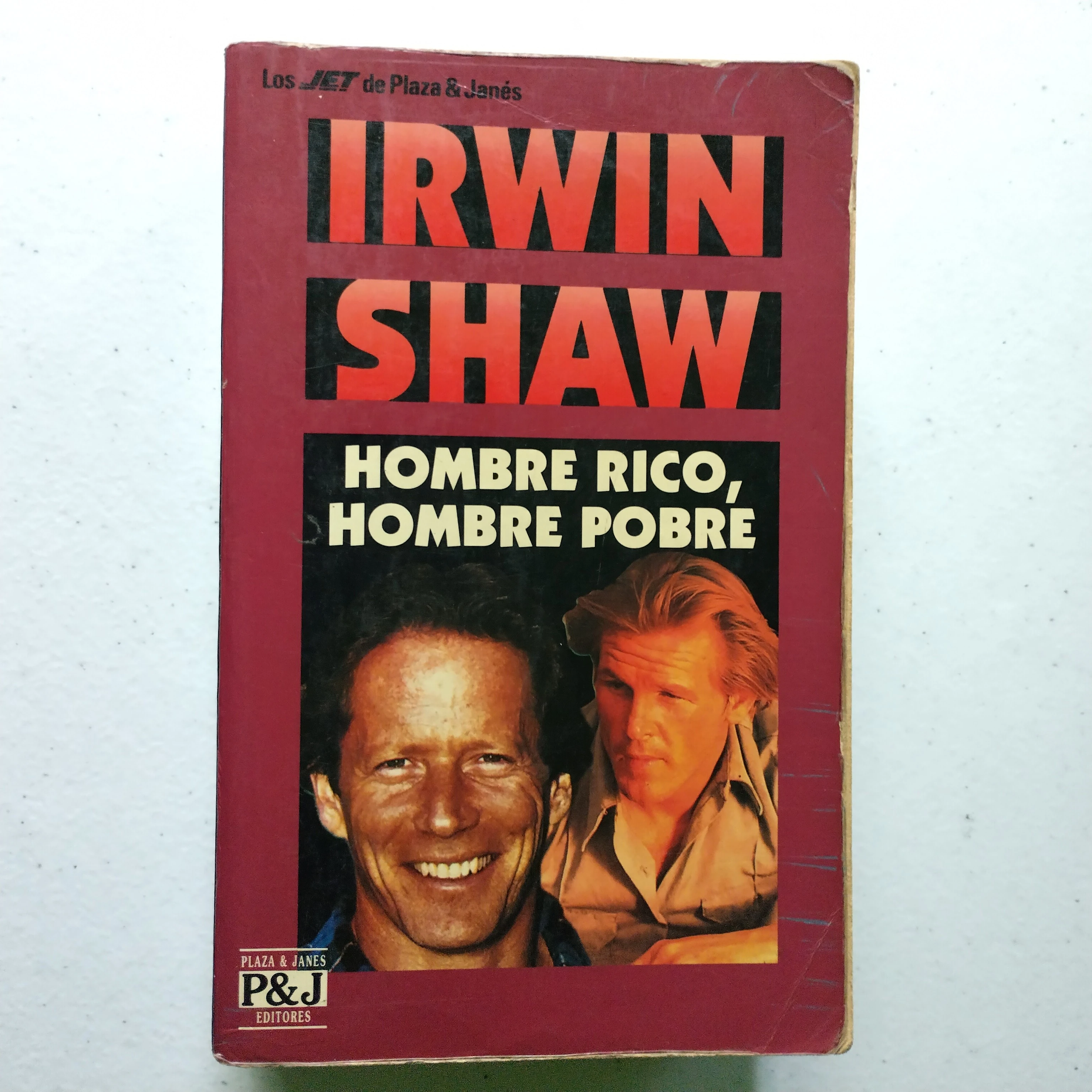 Hombre rico, hombre pobre, Irwin Shaw, usado 