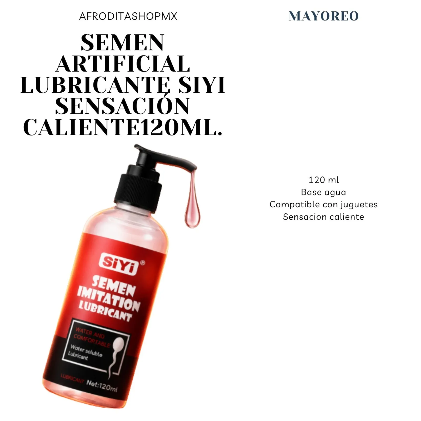 SEMEN ARTIFICIAL EFECTO CALIENTE
