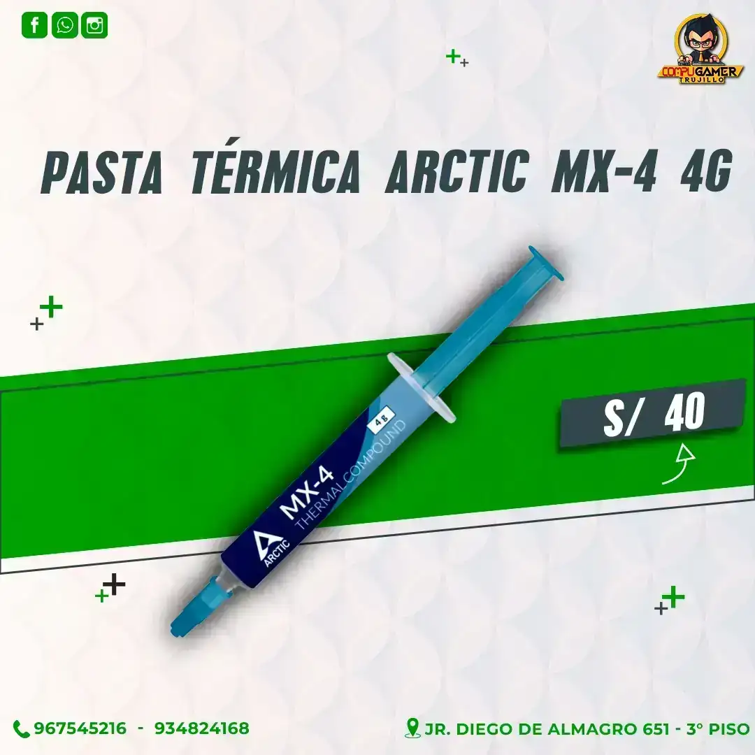 PASTA TÉRMICA ARTIC MX-4 DE 4GR