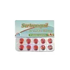 SERTRANQUIL 50 MG X 10 TAB SERTRALINA LABQUIFAR