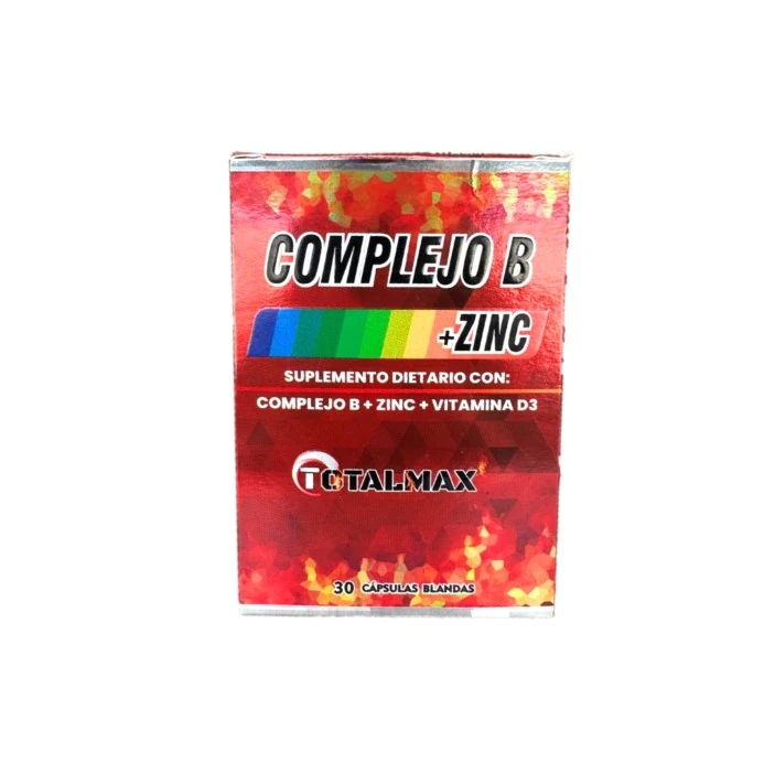 COMPLEJO B ZINC X 30 CAPS TOTALMAX