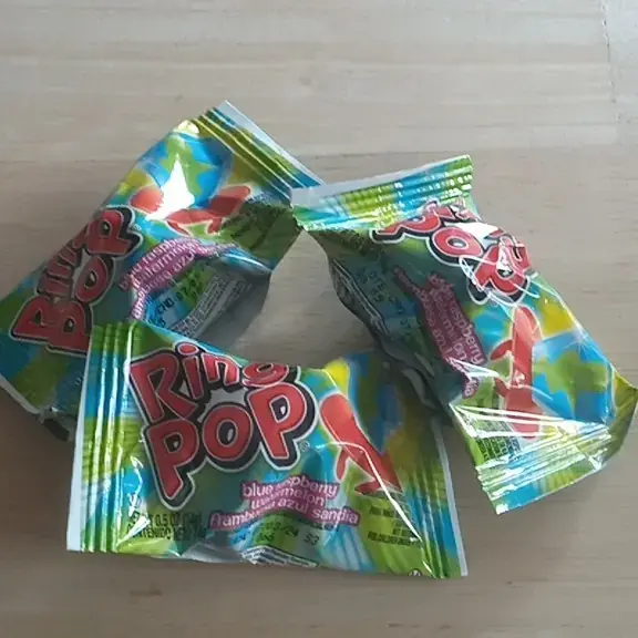 Ring pop Frambuesa azul sandia 