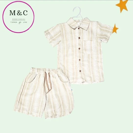 Conjunto T - M con shorts