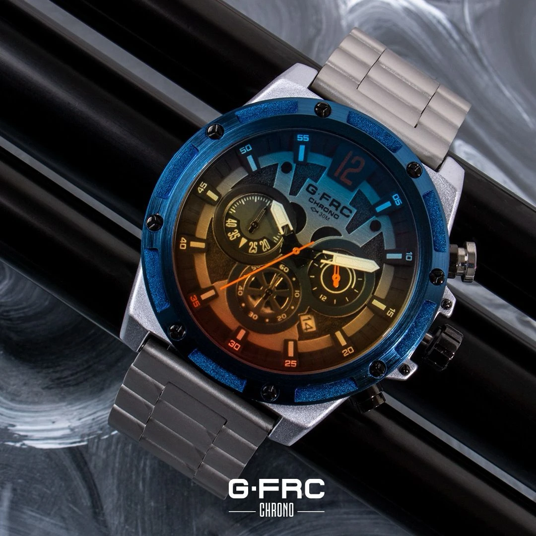 Reloj GeForce H3907g Cronógrafo Funciona 2