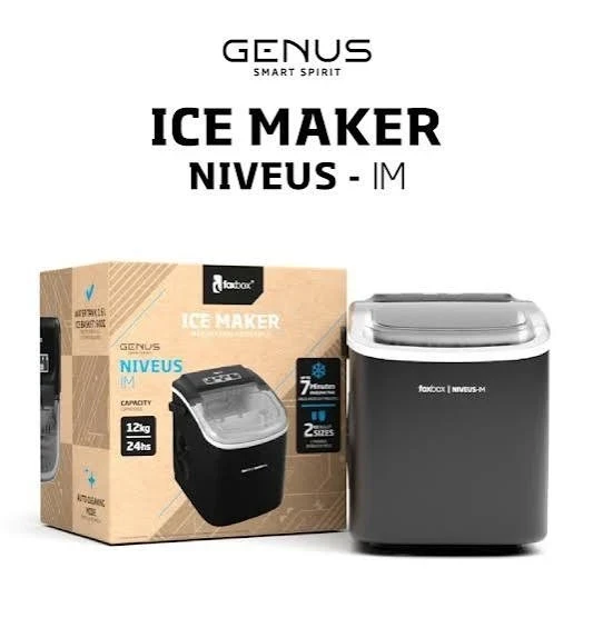 FÁBRICA DE HIELO GENUS NIVEUS* 12KG HIELO C/24 HORAS