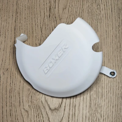 Boxer Bajaj Protector tapa Clutch pasta Blanco FT 5180