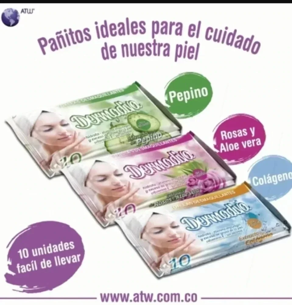 dermaia pañitos faciales x10 pcs