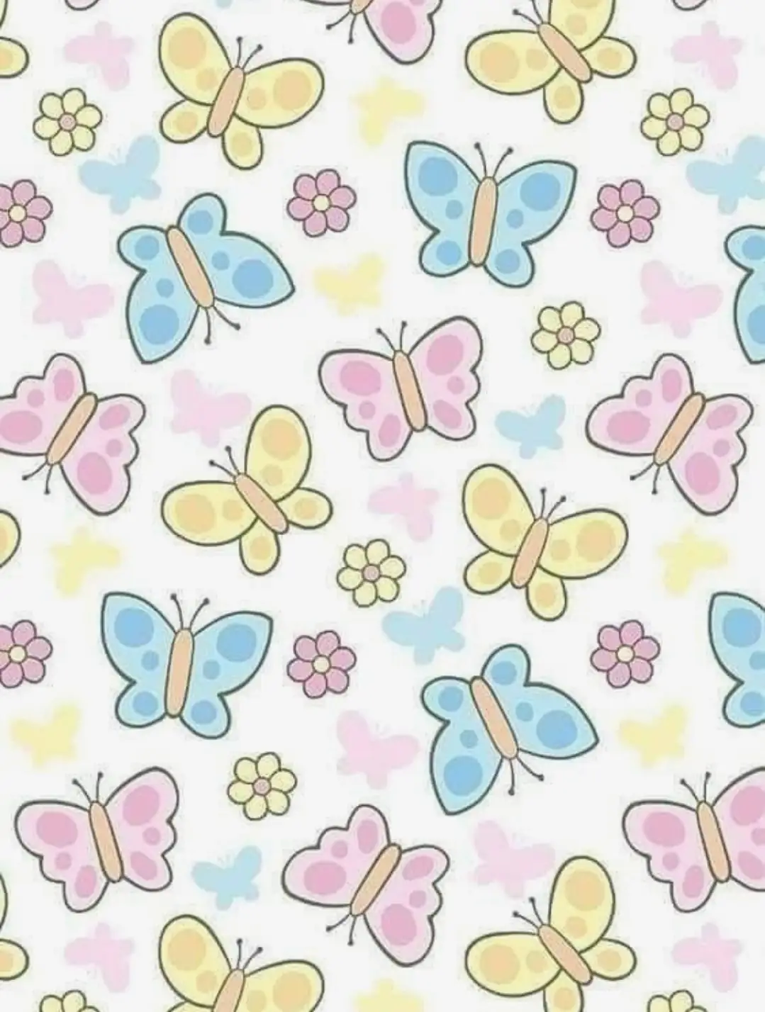 Tela diseño mariposas