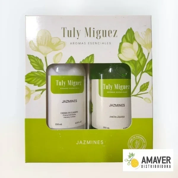 CREMA CUERPO  200ML + JABÓN LÍQUIDO 200ML JAZMINES 