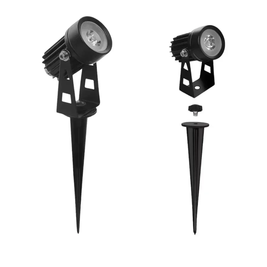 ESTACA LED MINI NEGRA 5W 3000K 2