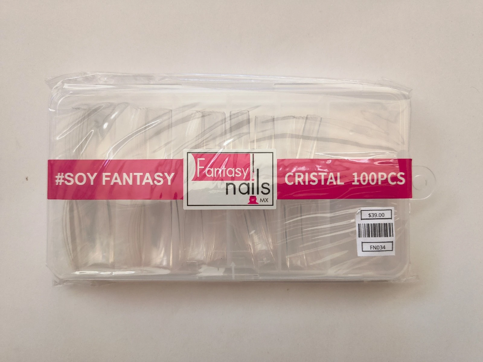 TIPS CRISTAL 100 PZ FANTASY NAILS