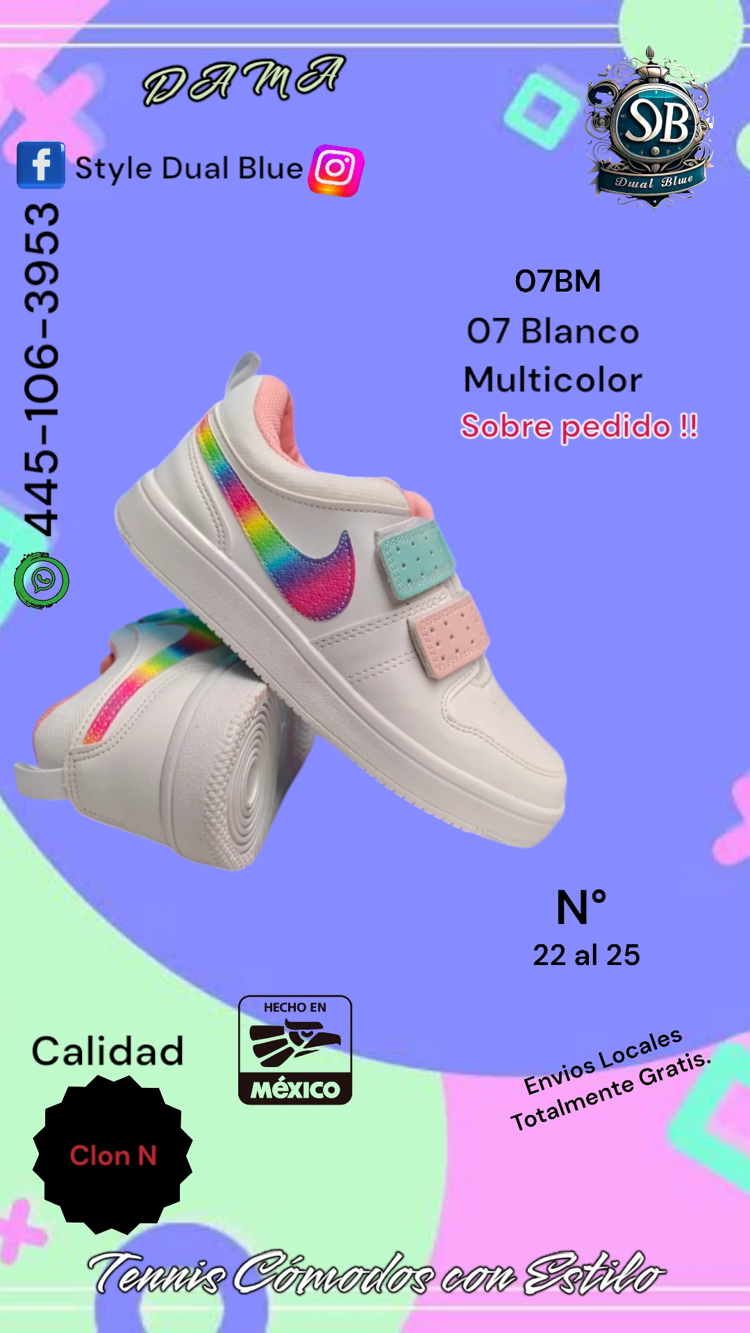 07 Blanco Multicolor