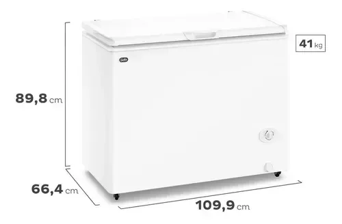 Freezer Gafa Blanco Inverter 280lts Fghi300b-l 3